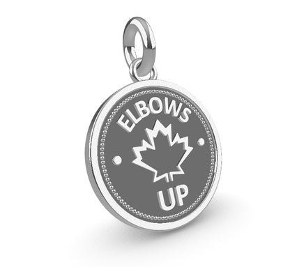 Elbows Up/Proudly Canadian Coin Pendant (PRE-SALE)