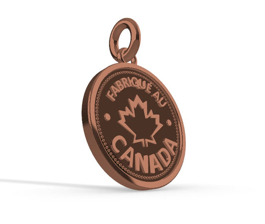 Fabriqué Au Canada Coin Pendant (PRE-SALE)