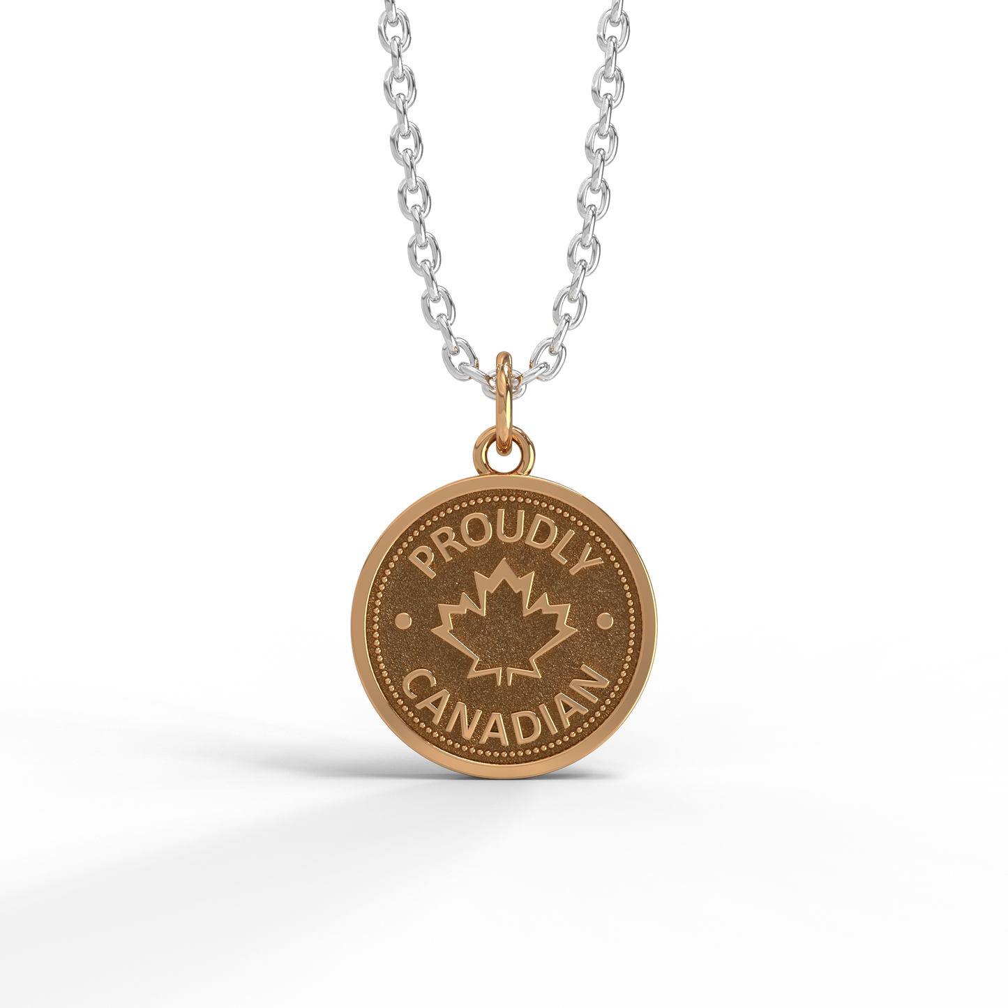 Elbows Up/Proudly Canadian Coin Pendant (PRE-SALE)